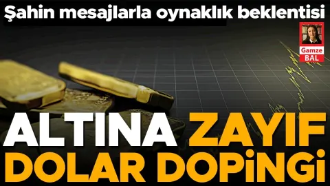 Altında dalgalanma sürüyor... Altına zayıf dolar dopingi