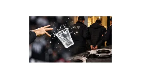 Bir bardak su başına iş açtı! Tutuklanması isteniyor