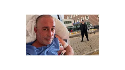 Cem Yılmaz, Çanakkale'de tedavi gördüğü hastaneye kontrole geldi