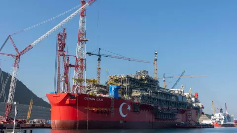 Cumhurbaşkanı Erdoğan: Osman Gazi gemisi Mavi Vatan'ın ilk fabrikasıdır