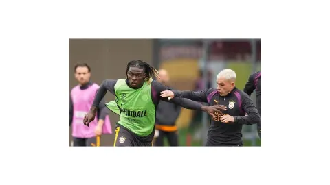 Galatasaray, Lille maçı hazırlıklarına Kemerburgaz'da antrenmanla başladı