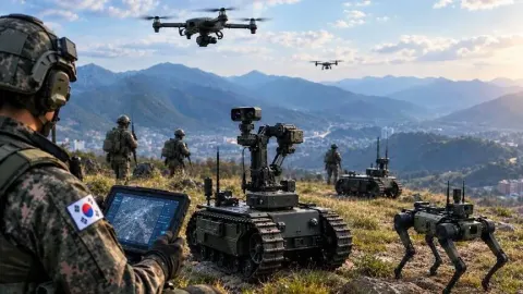 Güney Kore ordusu sahadaki operasyonel verimliliği artırmak için robotlardan yararlanacak