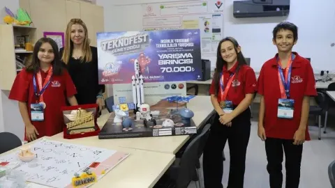 Mars yolculuğunu sınıflara taşıyarak TEKNOFEST'te birinci olan "Gökyurt", yeni projelere odaklandı