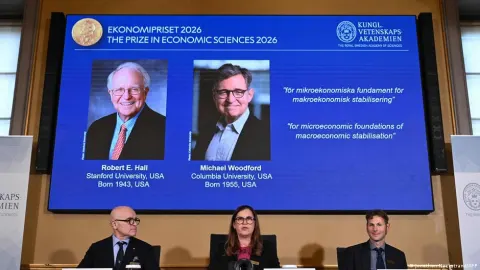 Nobel Ekonomi Ödülü ABD'li ekonomistler Hall ve Woodford'a verildi