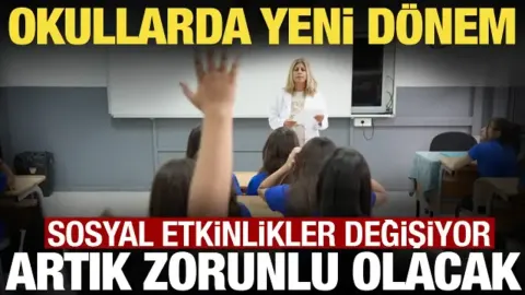 Okullarda yeni dönem! 8 öğrenci kulübü artık zorunlu olacak