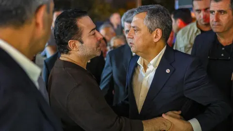 Özgür Özel'den Atilla Taş’a taziye ziyareti