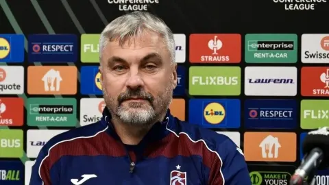 Trabzonspor Teknik Direktörü Reis: Konferans Ligi'ndeki hedefimiz çok iyi başlangıç yapmak