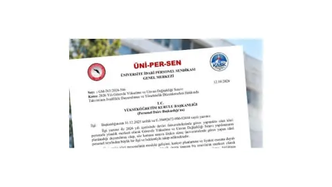 ÜNİPERSEN, 2026 sınav takvimi için YÖK'e başvurdu, 4/B sürelerini istedi