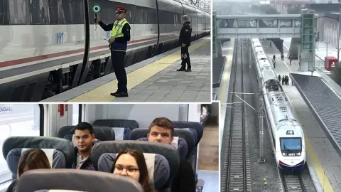 Yeni yüksek hızlı tren hattında ilk sefer: "Saatler sürüyordu, şimdi 55 dakikada gideceğim"